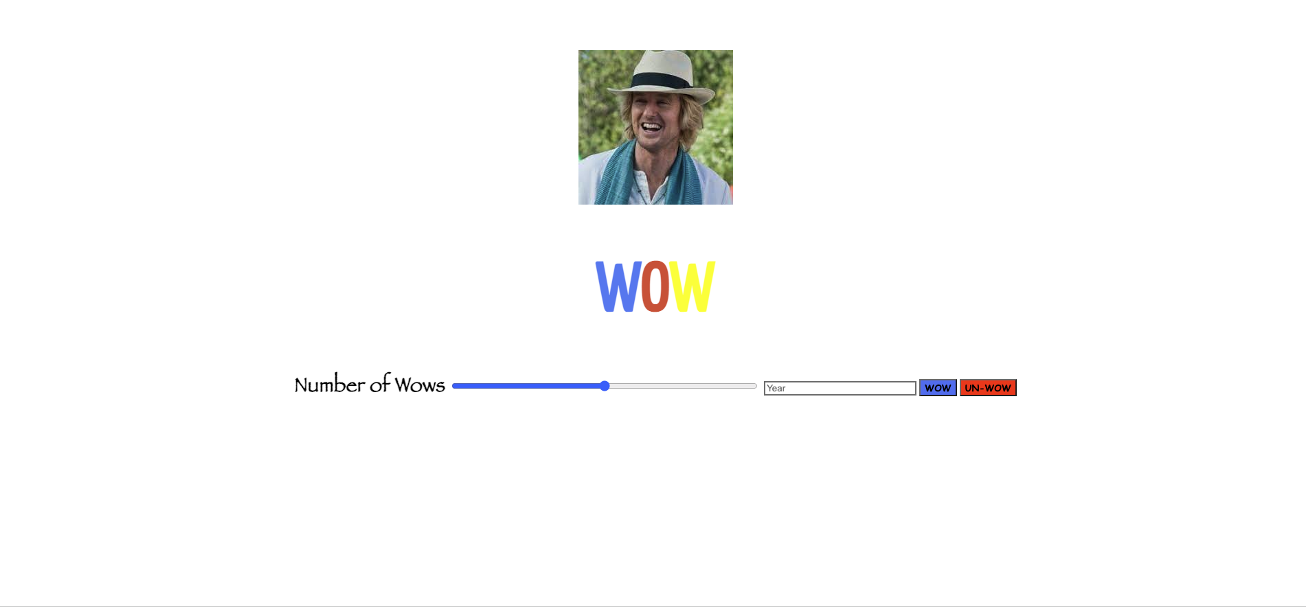 wow generator front end application